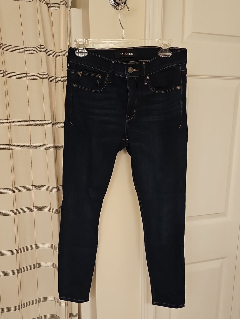 Express Women’s Dark Indigo Denim Skinny Jeans